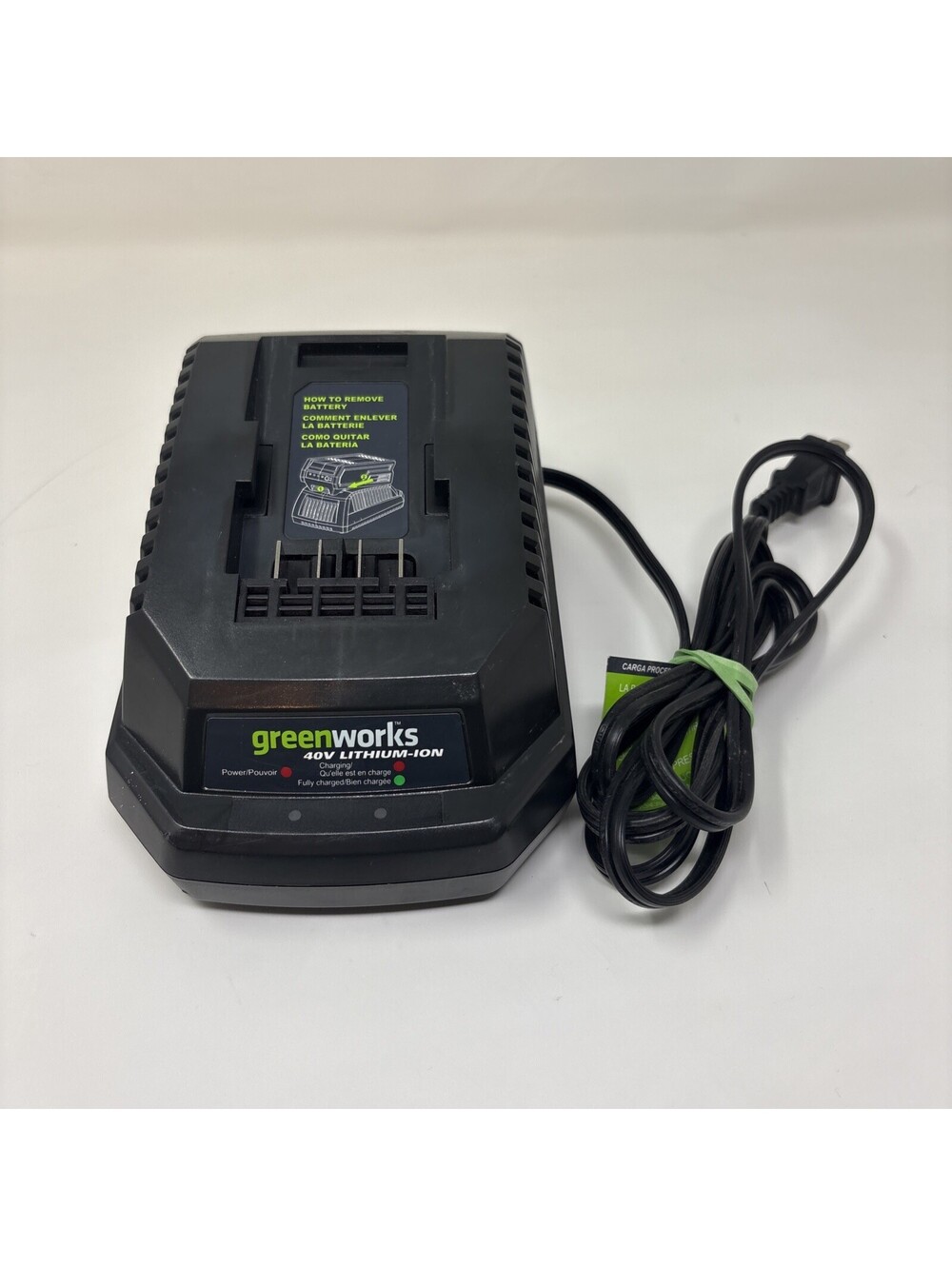 Genuine Greenworks 40V Charger 2A Model 29692 OEM - Standalone, Tested